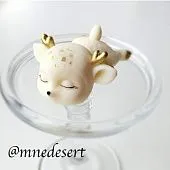 Силиконовая форма молд 3D Спящий олененок №1