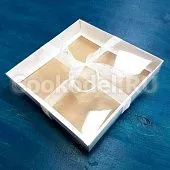 Коробка Классика двусторонняя, 20х20х3 см