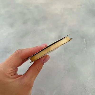 Лента атласная Молочная-6006  шир-6 мм