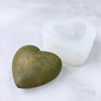 Силиконовая форма  Сердце объемное №296 7,5 см