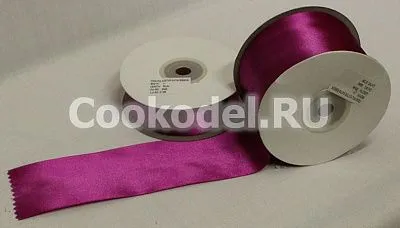 Лента атласная "Фуксия-6082" шир-6 мм
