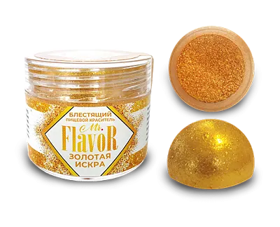 Сухой блестящий краситель Mr Flavor Золотая искра, 5 гр