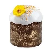 Формы для кулича Храм золотой диаметр дна 134х100 мм, 10 шт