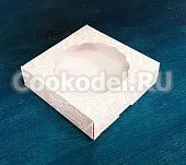 Коробка Нежность с окном 10х10х3 см