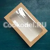 Коробка для макарон Крафт, 18х11х5,5 см