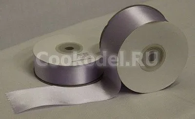 Лента атласная "Нежно сиреневая 6166" шир-6 мм