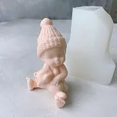 Силиконовая форма молд 3D Малыш с мишкой №420