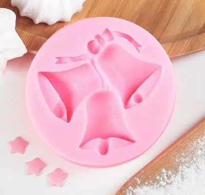 Силиконовая форма молд "Колокольчики крупные", 7х7 см