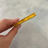 Лента атласная "Желтая 6016", 6 мм