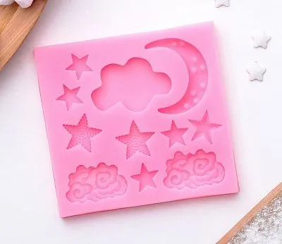 Силиконовая форма молд Ночь 8,3х7,8 см