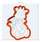 Трафарет и форма "Плюшевый дракон"