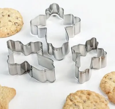 Набор форм для вырезания печенья 8,5х5,5 см "Крестик", 3 шт
