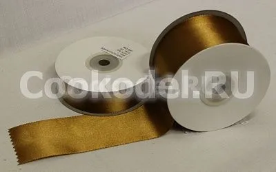 Лента атласная "Какао-6197" шир-3 мм (93 м)