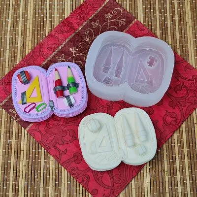 Силиконовая форма молд 3D Пенал 814