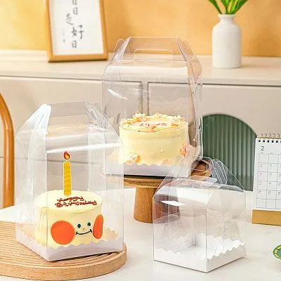 Коробка для кулича и пряничного домика, 16х16х18 см