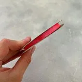 Лента атласная "Розовая 6051" шир-6 мм