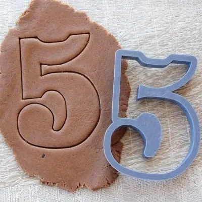 Форма "Цифра 5", 10 см