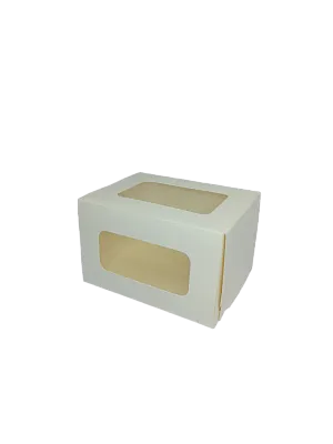 Коробка для рулета с ложементом Белая, 30х12х10 см