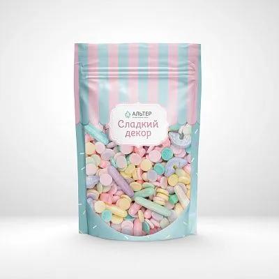 Посыпка Альтер сладкий декор "Радуга в конфетти", 50 гр