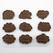 Форма для шоколада "Тексты Любимой женщине", пластик