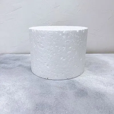 Фальш ярус для торта круг D-16 см H-12 см пенопласт