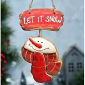 Трафарет и форма "Let it snow"