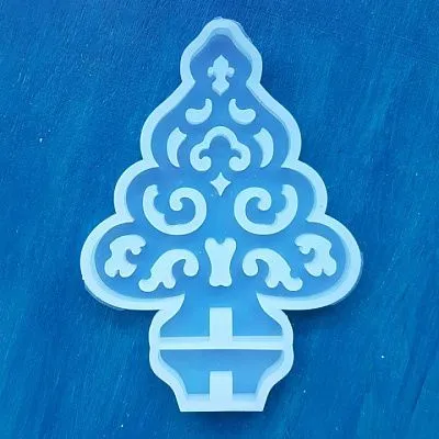 Форма силиконовая  19х16 см "Елочка объемная"