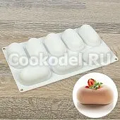 Форма для муссовых десертов, 8 ячеек, 30х17,5х3,5 см "Раузи", цвет белый