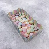 Коробка для пряников "You make me happy" с пластиковой крышкой, 21х10,5х3 см