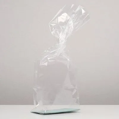 Пакет подарочный с жестким дном "Подарочный БЕЗ РИСУНКА", 11х17х55