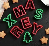 Набор форм  "Merry Xmas", 8 шт
