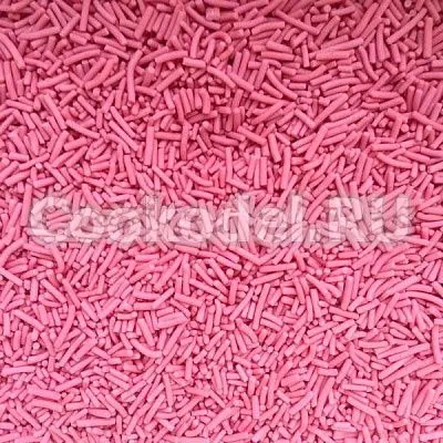 Посыпка Вермишель розовая, 100 гр