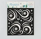 Трафарет "Морозные узоры", 15х15 см