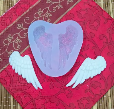 Силиконовая форма №351 "Ангельские крылышки" №2