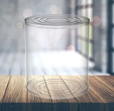 Тубус пластиковый, САМОСБОРНЫЙ d 20 см h 22 см