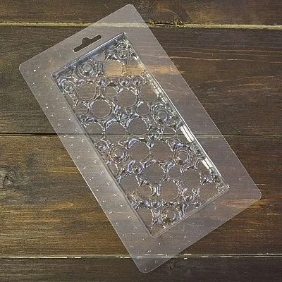 Форма для шоколада "Плитка кружки" (пластик)