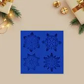 Молд силиконовый "Снежинки", 8х8 см