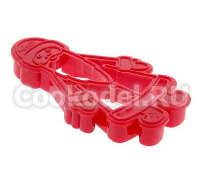 Форма для вырубки теста "Дед Мороз" 10,5 см