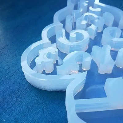 Форма силиконовая  19х16 см "Елочка объемная"