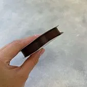 Лента атласная Шоколадная 6203 шир 12 мм