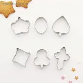 Набор форм для вырезания печенья "Фигурки", 6 шт