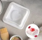 Форма для выпечки и муссовых десертов "Любовь в квадрате", 11,4х12х4,4 см