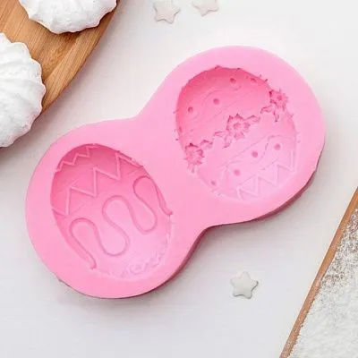 Силиконовая форма молд Пасхальное яйцо 10,4х5,5х1,3 см