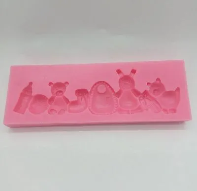 Силиконовая форма молд Игрушки 8 элементов