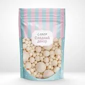 Воздушный рис Альтер в шоколадной глазури Белый Матовый 258, 100 гр