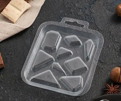 Форма для шоколада Шоко кристаллы (пластик)