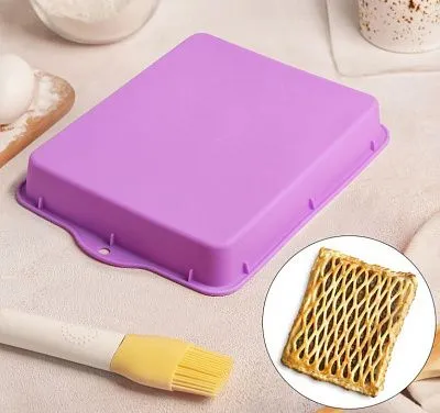 Форма для выпечки с ручками Прямоугольник 30х22 см