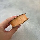 Лента атласная "Бежевая-6035" шир-3 мм, длина 91 м