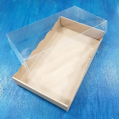 Коробка для пряников Ажурная двусторонняя, 18х11х3 см