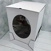 Коробка для торта с окном Гофрокартон, 30х30х45 см